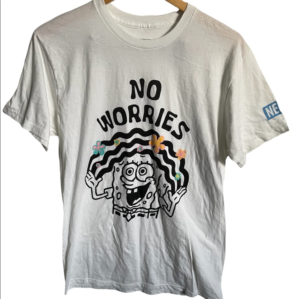 Nickelodeon Collection by Neff SpongeBob No Worries Tee Men’s Size Medium